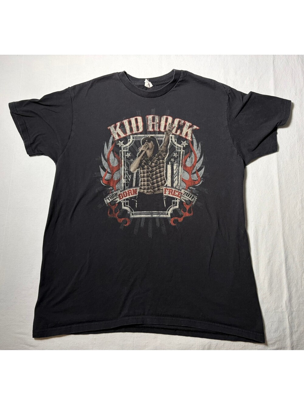 Kid Rock Graphic Tee Black Rock Band Shirt Retro Grunge Y2K